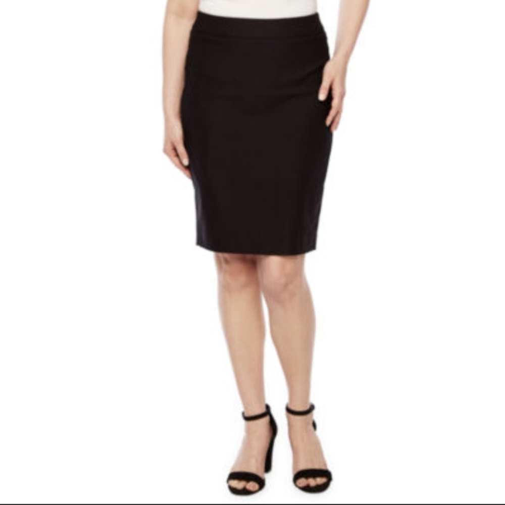 Women's Pencil Skirt, Size 8, Black